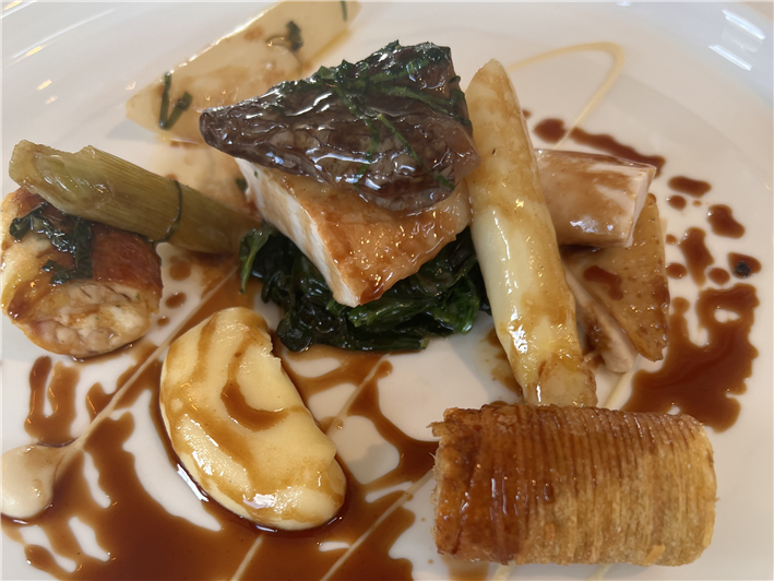 chicken with asparagus